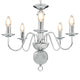 Candelier Vidaxl 5xe14 Color de plata