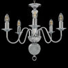 Vidaxl Chandelier 5xe14 Silver Coloted