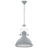 Vidaxl plafondlamp rond e27 grijs