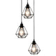 Lampada a soffitto Vidaxl con diamante 3xe27 nero