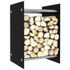 Vidaxl camino 40x35x60 cm vetro nero