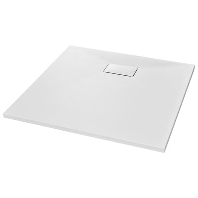 Vidaxl Doccia vassoio 80x80 cm SMC bianco