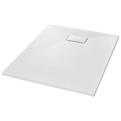 Bandeja de ducha Vidaxl 100x80 cm SMC White