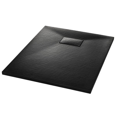 Vidaxl Doccia vassoio 90x70 cm SMC nero