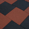 Vidaxl Valt Tiles 12 st 50x50x3 cm de goma negra