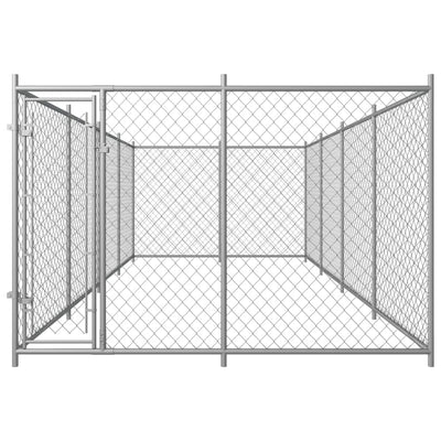 Vidaxl Dog Kennel per l'esterno di 7.6x3.8x1,9 m
