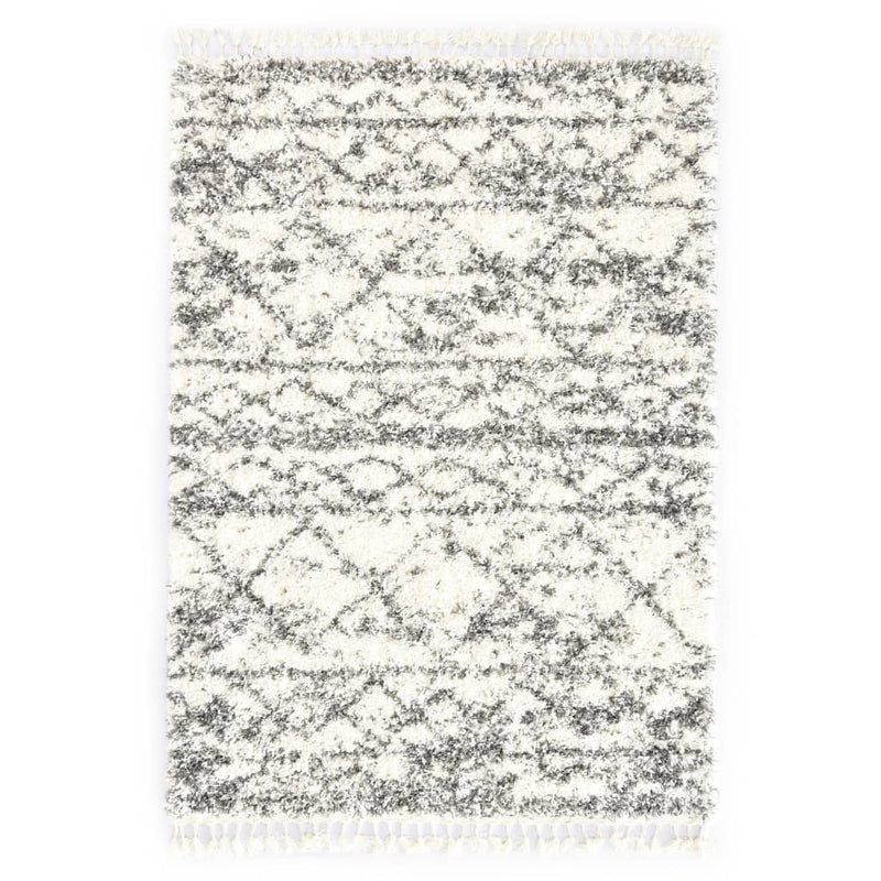 Vidaxl alfombra berber bereby altamente pila 160x230 cm pp beige arena