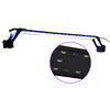 Vidaxl Aquarium Lamp con morsetti LED 75-90 cm blu e bianco