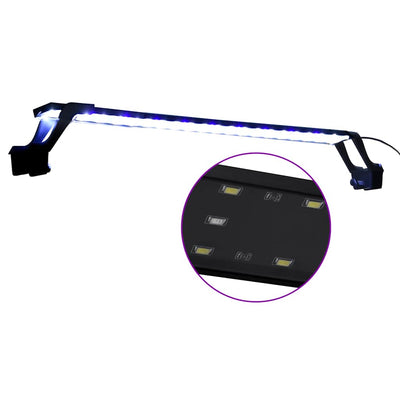 Lámpara de acuario de Vidaxl con abrazaderas LED 75-90 cm azul y blanco