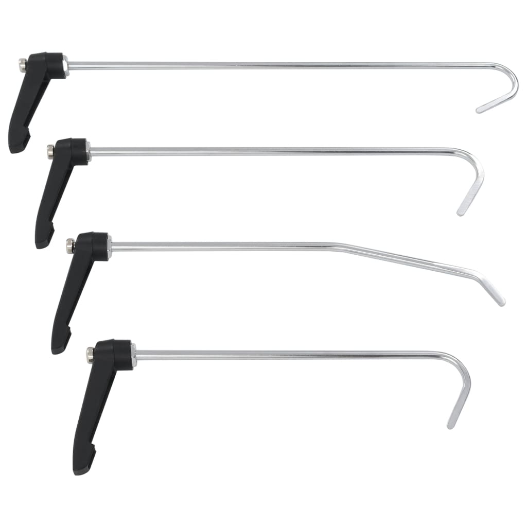Vidaxl set abollado de 4 piezas sin rociar