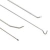 Vidaxl Set abollado de 8 piezas sin rociar acero inoxidable