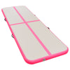 Vidaxl Gymnastics Mat con bomba inflable 500x100x10 cm PVC Pink
