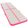 Vidaxl Gymnastics Mat con bomba inflable 600x100x10 cm PVC Pink