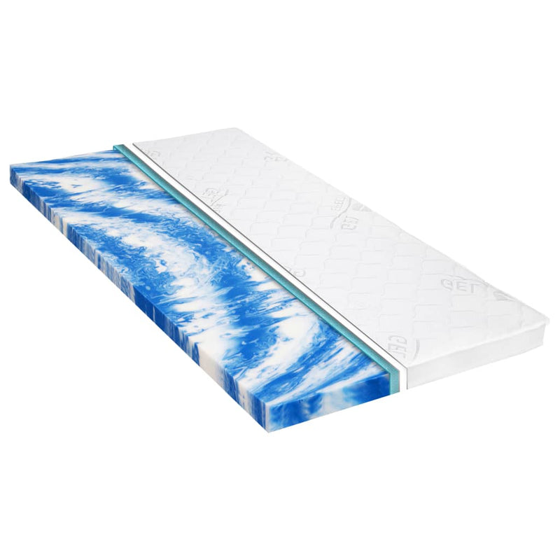 Vidaxl Top Mattress 7 cm Gel Foam 160x200 cm