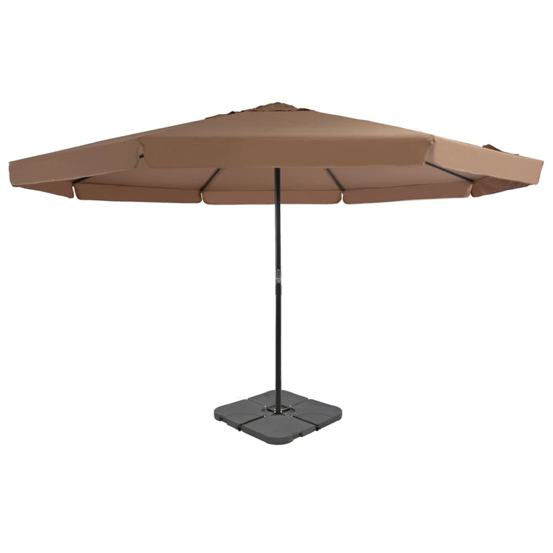 Parasol Vidaxl con topo de base portátil