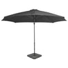 Vidaxl parasol met draagbare voet antracietkleurig