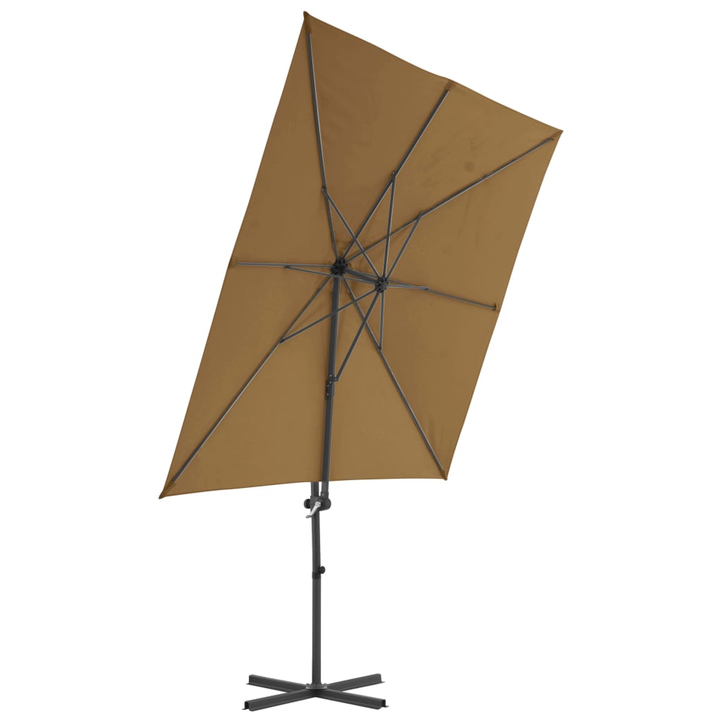 Parasol Vidaxl con topo de base portátil