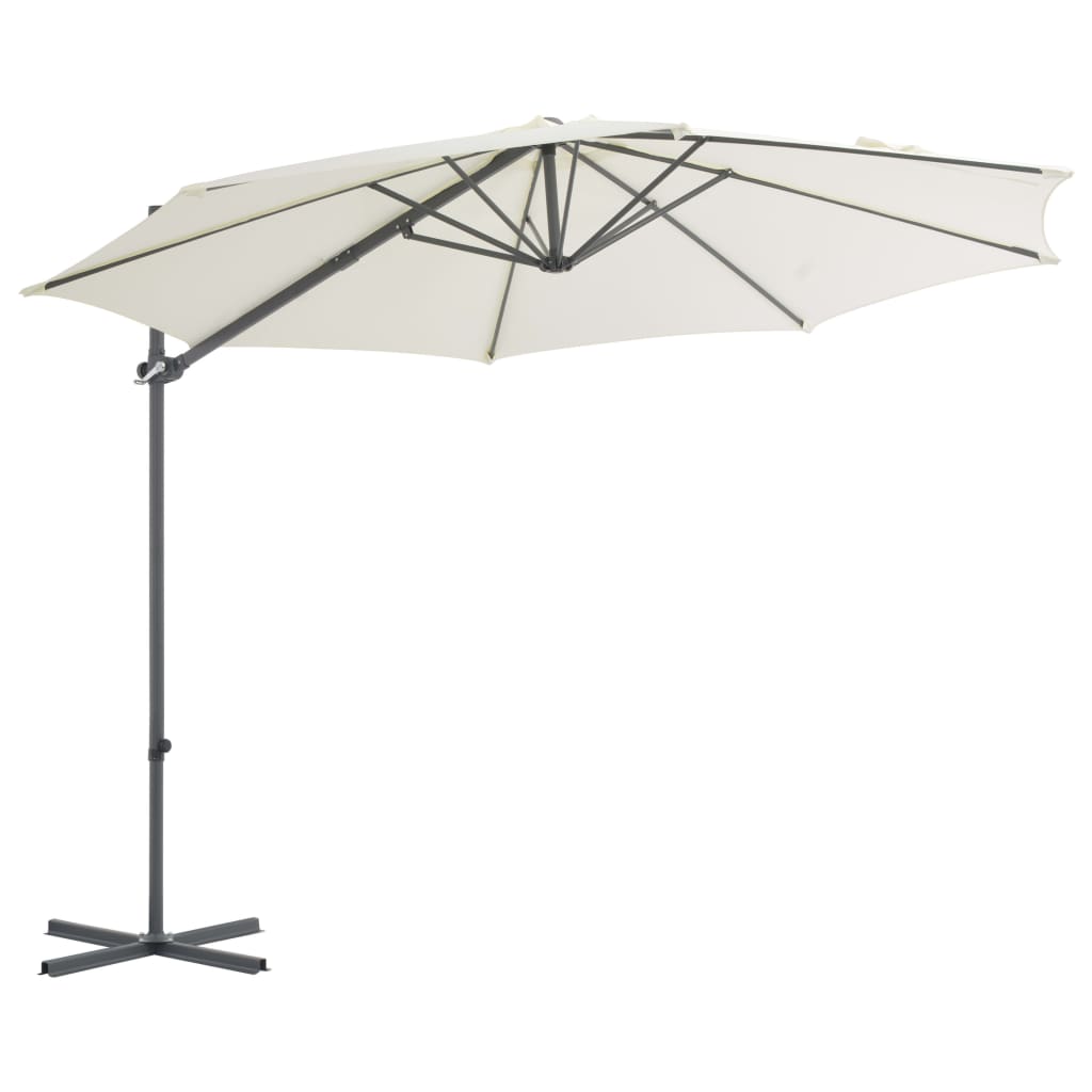 Vidaxl Parasol con sabbia base portatile colorato