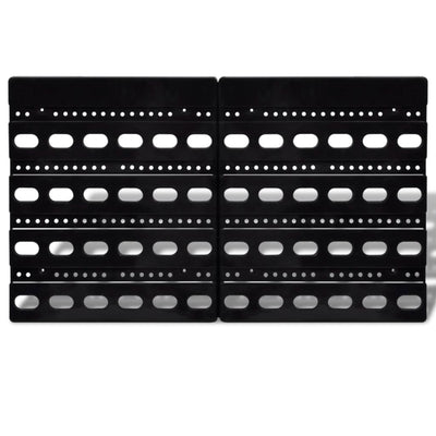 Rack di archiviazione da 30 pezzi Vidaxl per il blu muro e rosso