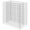 Vidaxl gabion plantenbak verhoogd 90x50x100 cm gegalvaniseerd staal