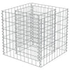 Vidaxl Gabion Planter elevado 50x50x50 cm de acero galvanizado