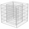 Vidaxl gabion plantenbak verhoogd 50x50x50 cm gegalvaniseerd staal