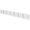 Vidaxl Schanskorf Wall 450x30x50 cm de acero galvanizado