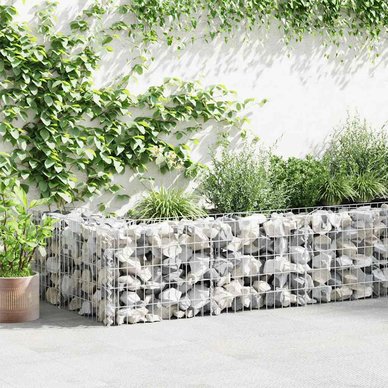 Vidaxl Schanskorf Wall 630x30x50 cm Acciaio zincato