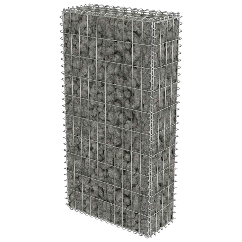 Muro de Vidaxl Schanskorf con tapas 50x20x100 cm de acero galvanizado