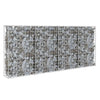 Vidaxl schanskorfmuur met deksels 200x20x85 cm gegalvaniseerd staal