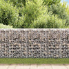 Vidaxl schanskorfmuur met deksels 200x20x85 cm gegalvaniseerd staal