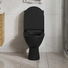 Vidaxl Sedile del toilette morbido con design a rilascio rapido nero