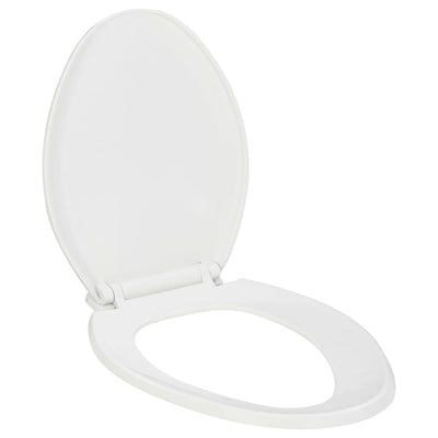 Vidaxl Sedile del toilette morbido con design a rilascio rapido bianco