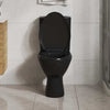 Vidaxl Sedile del toilette morbido con design a rilascio rapido nero