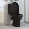 Vidaxl Sedile del toilette morbido con design a rilascio rapido nero
