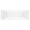 Vidaxl Dog Kennel per 570x570x185 cm in acciaio zincato