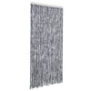 Vidaxl vliegengordijn 100x220 cm chenille zilverkleurig
