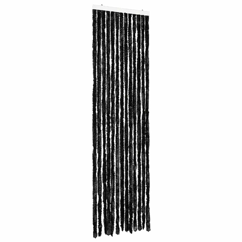 Vidaxl Fly Curtain 56x185 cm Chenille Antracite