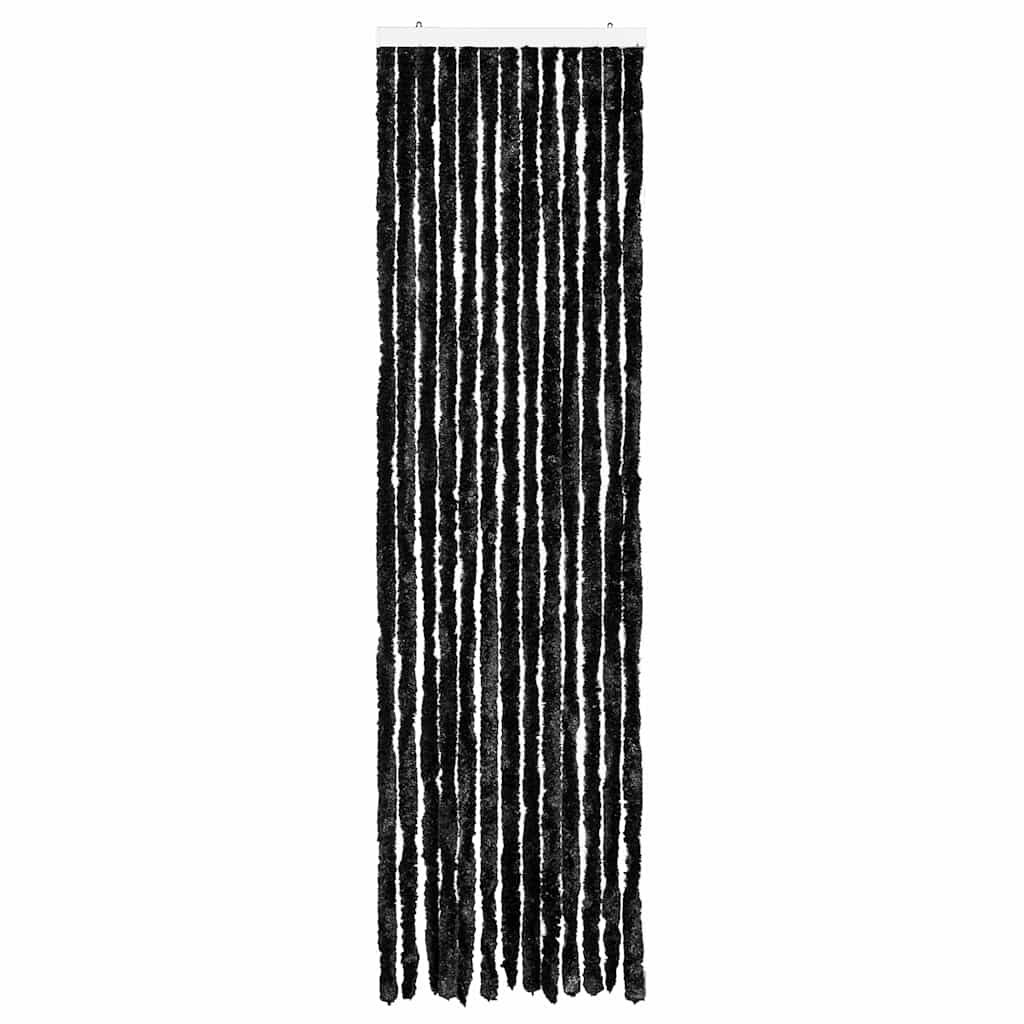 Vidaxl Fly Curtain 56x185 cm Chenille Antracite
