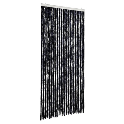 Cortina de mosca Vidaxl 100x220 cm chenille antracita