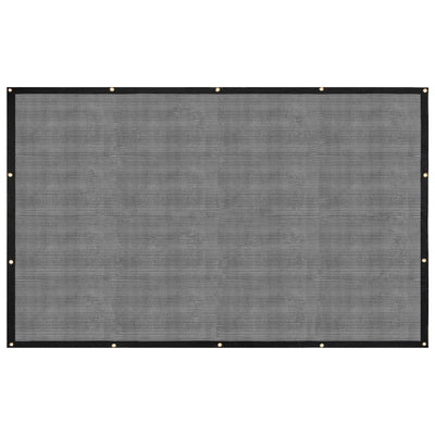 Vidaxl containernet 3x6 m hdpe zwart
