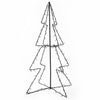Vidaxl Kegelkerstboom 160 LED all'interno e all'esterno di 78x120 cm