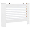 Vidaxl Construcción del radiador 112x19x81.5 cm MDF White