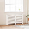 Vidaxl Construcción del radiador 152x19x81.5 cm MDF White