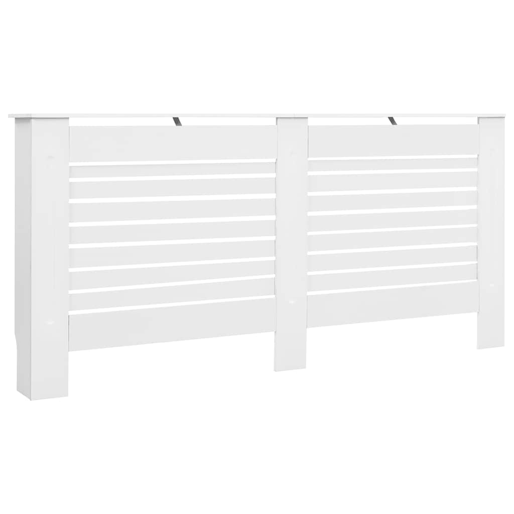 Vidaxl Construcción del radiador 172x19x81.5 cm MDF White
