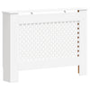 Vidaxl Construcción del radiador 112x19x81.5 cm MDF White