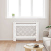 Vidaxl Construcción del radiador 112x19x81.5 cm MDF White