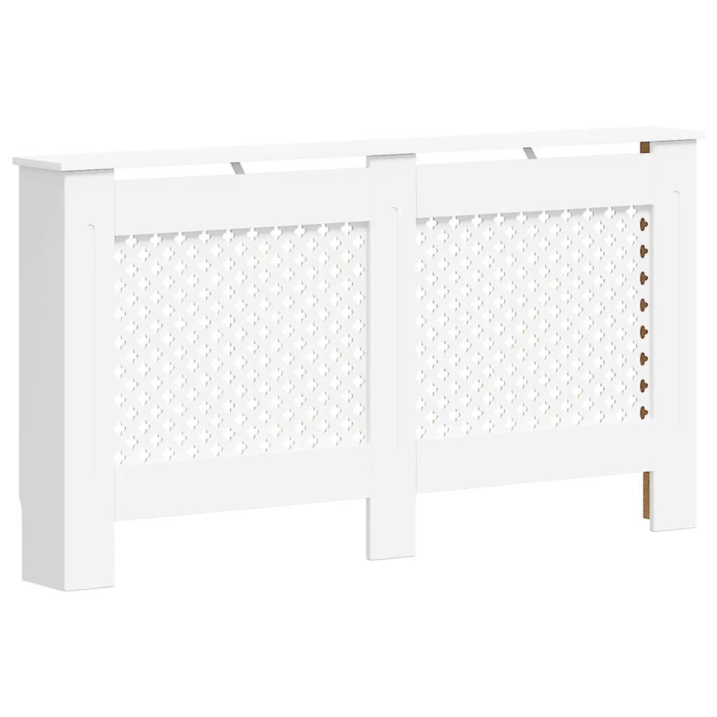Vidaxl Construcción del radiador 152x19x81.5 cm MDF White
