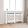 Vidaxl Construcción del radiador 152x19x81.5 cm MDF White