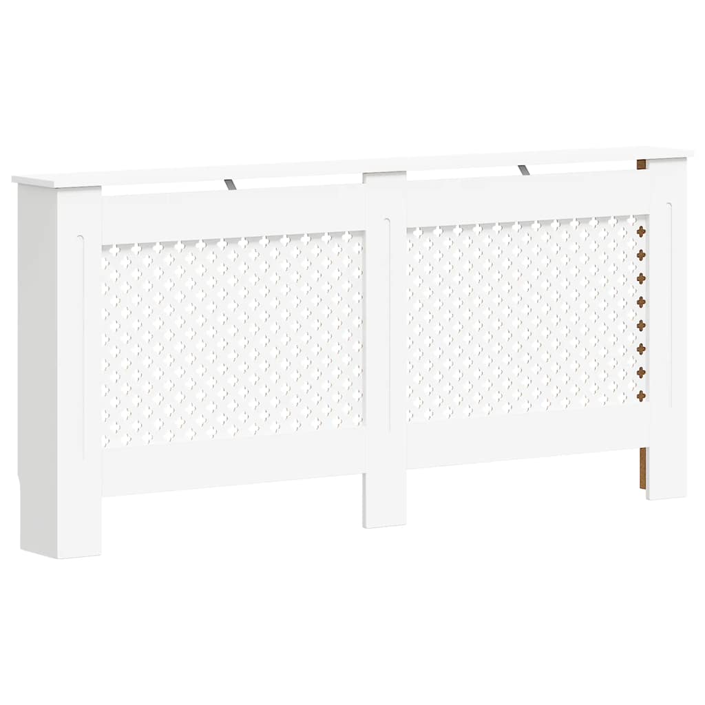 Vidaxl Construcción del radiador 172x19x81.5 cm MDF White